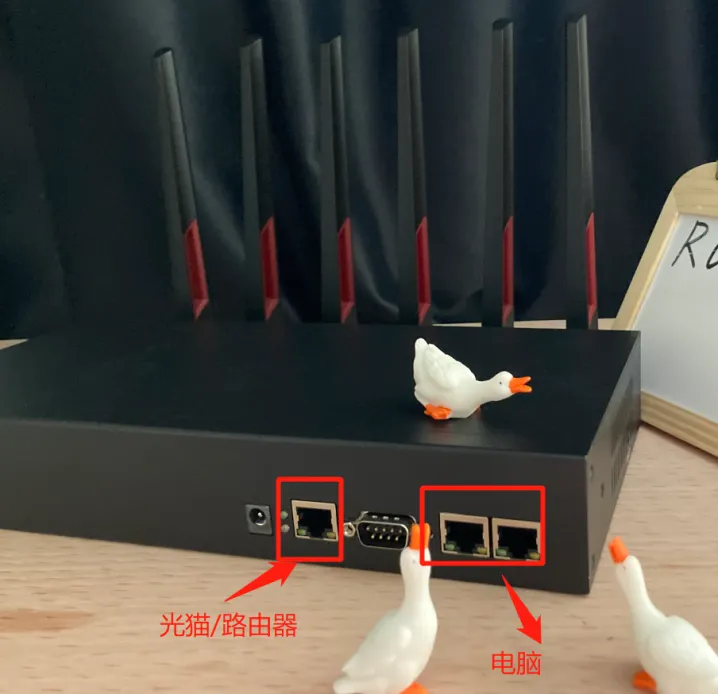 1口路由器，其他出网